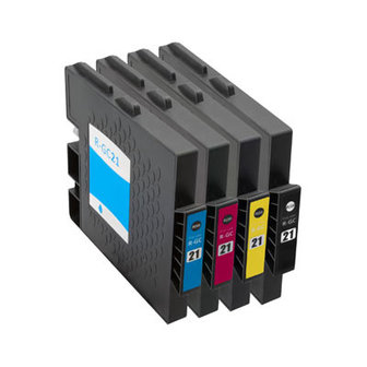 Ricoh GC21 inktcartridges 4 pack 