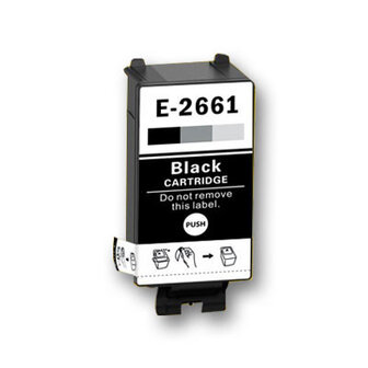 Epson T266 inktcartridge zwart
