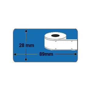 Huismerk DYMO 99010 (S0722370) Adreslabels Smal 89mmx28mm 130 Stuks Blauw