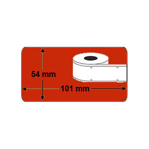 Huismerk DYMO 99014 (S0722430) Labels 101mmx54mm 220 Stuks Rood